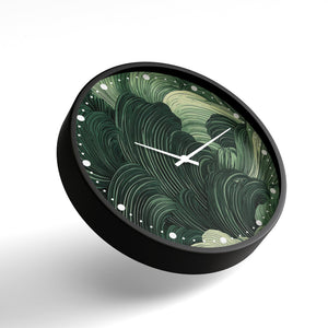 Abstract Wall Clock – Forest Flow Art Design | KLOK KLOK