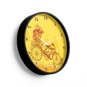 Artistic Wall Clock – Rickshaw Heritage Design | KLOK KLOK