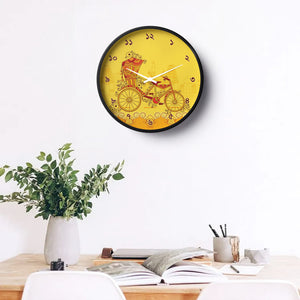 Artistic Wall Clock – Rickshaw Heritage Design | KLOK KLOK