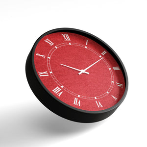 Classic Wall Clock – Roman Red Velvet Dial | KLOK KLOK