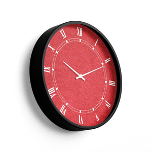 Classic Wall Clock – Roman Red Velvet Dial | KLOK KLOK