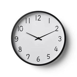 Classic Wall Clock – Pure White Modern Dial | KLOK KLOK