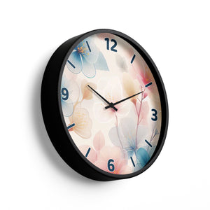 Floral Wall Clock – Blossom Serenity Edition | KLOK KLOK