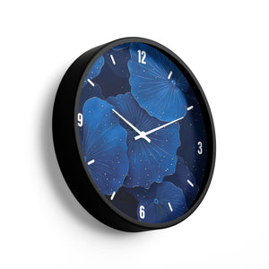 Floral Wall Clock – Midnight Bloom Edition | KLOK KLOK