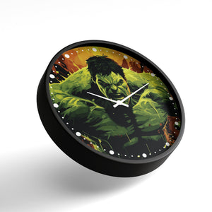 Super Hero Wall Clock – Green Rage Power Edition | KLOK KLOK