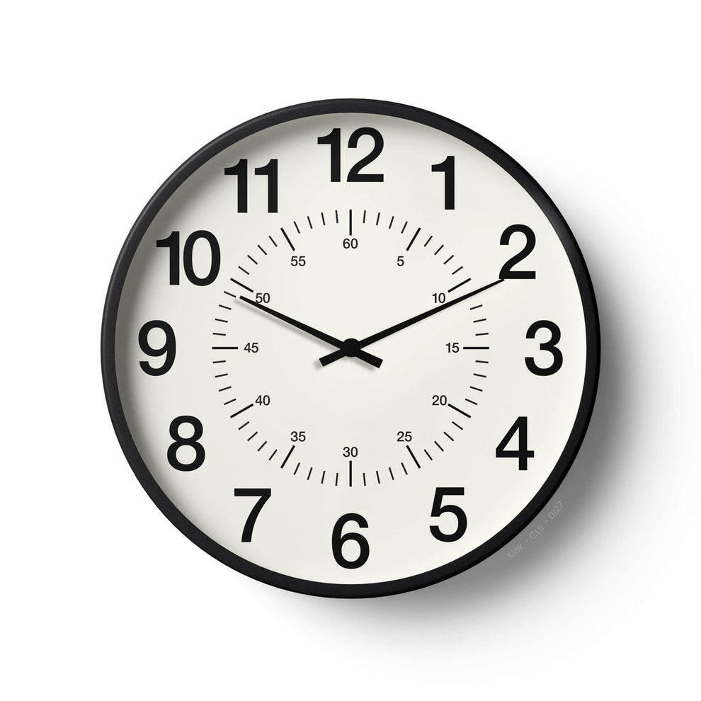 Classic Wall Clock – Bold Numeral Minimal Design | Elegant Timepiece – KLOK
