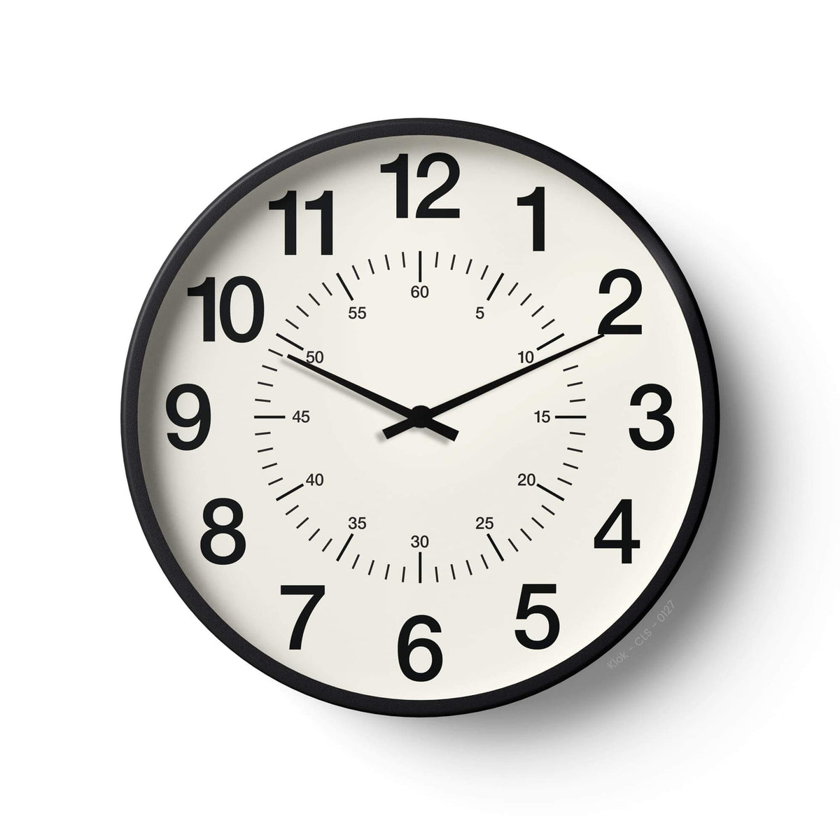 Classic Wall Clock – Bold Numeral Minimal Design | Elegant Timepiece – KLOK
