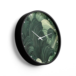 Abstract Wall Clock – Forest Flow Art Design | KLOK KLOK