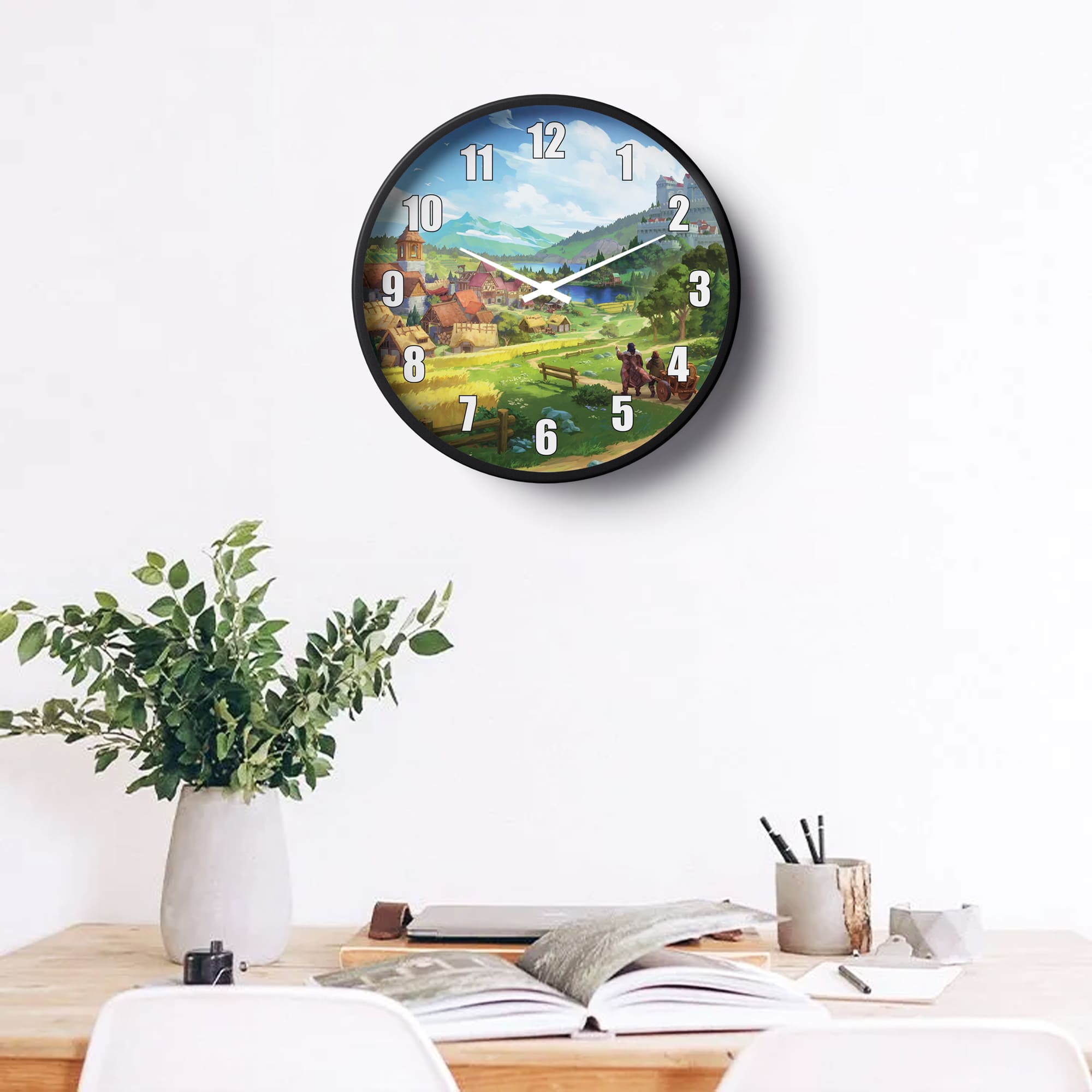 Children Wall Clock – Fairytale Village Edition | KLOK