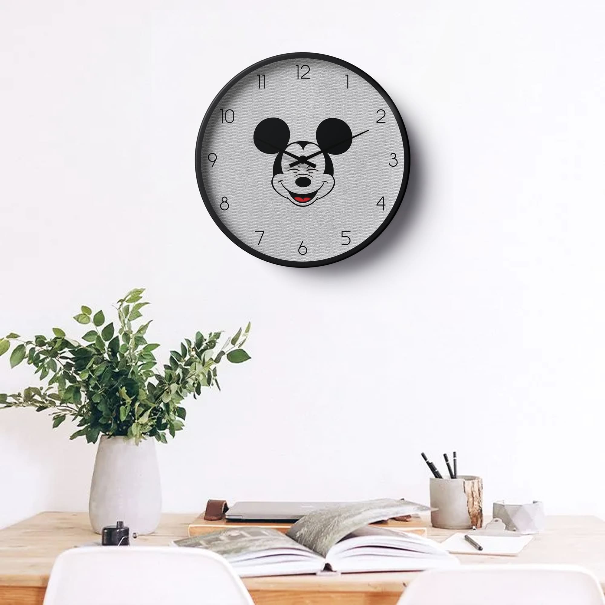 Children Wall Clock – Smiley Mouse Edition | KLOK