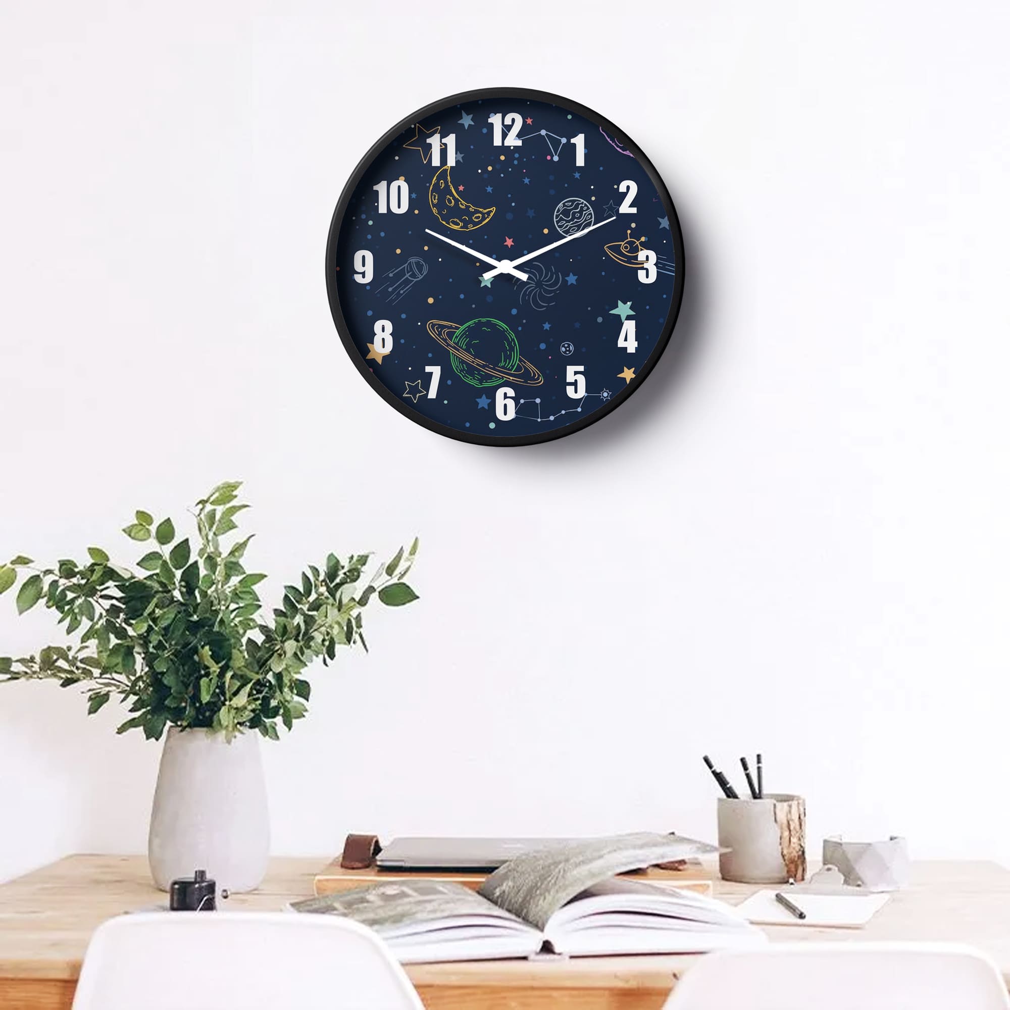 Children Wall Clock – Space Explorer Edition | KLOK