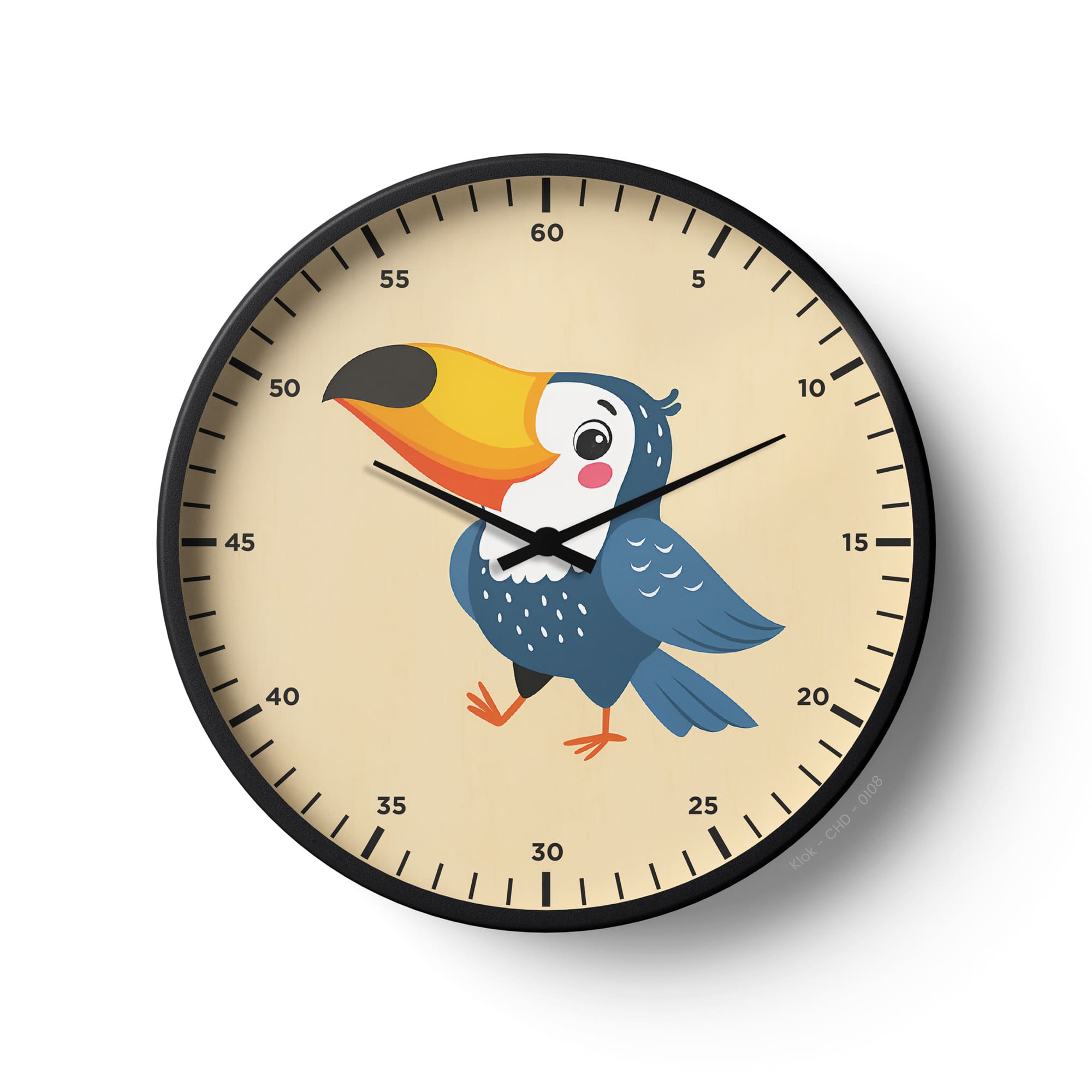 Children Wall Clock – Toco the Toucan Edition | KLOK