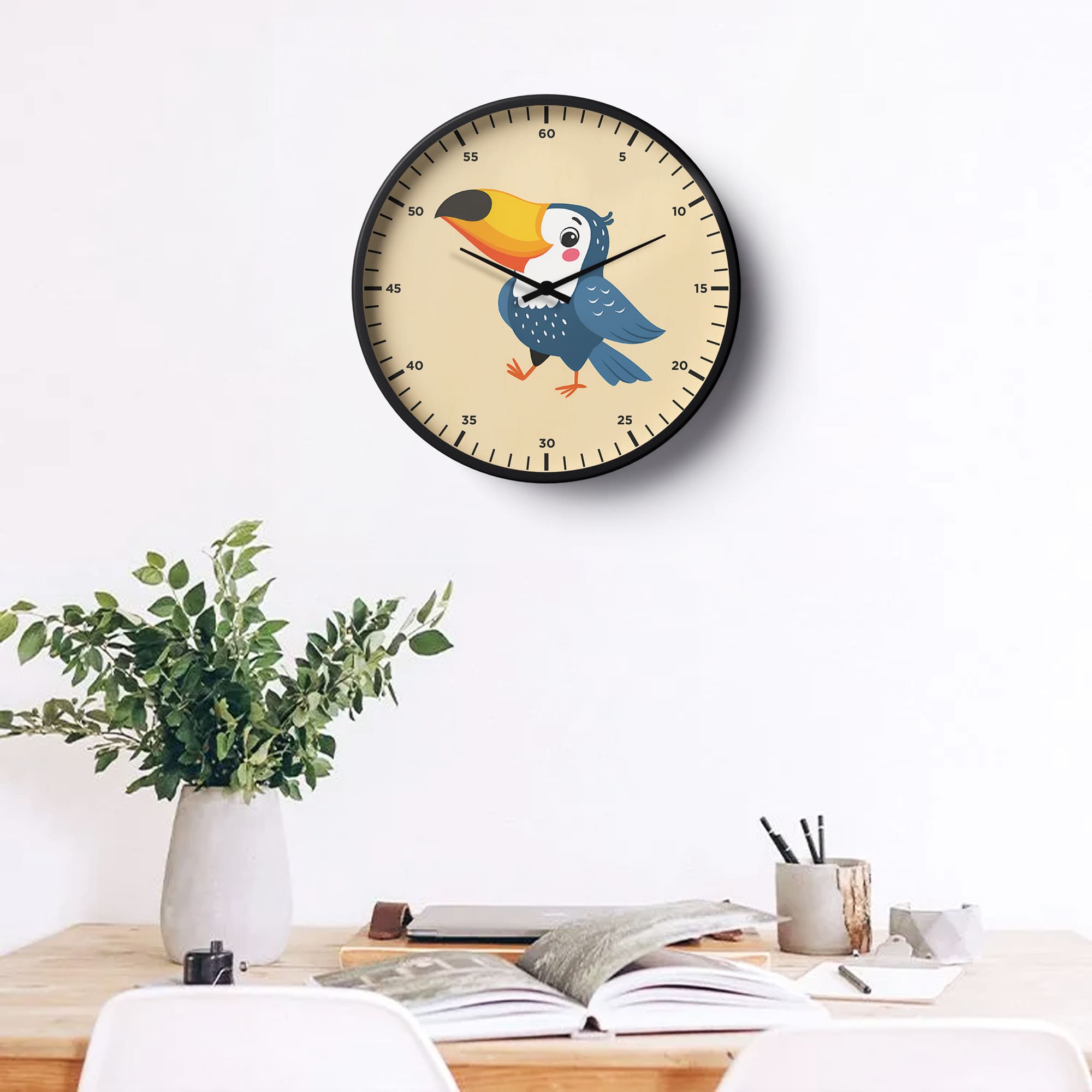 Children Wall Clock – Toco the Toucan Edition | KLOK