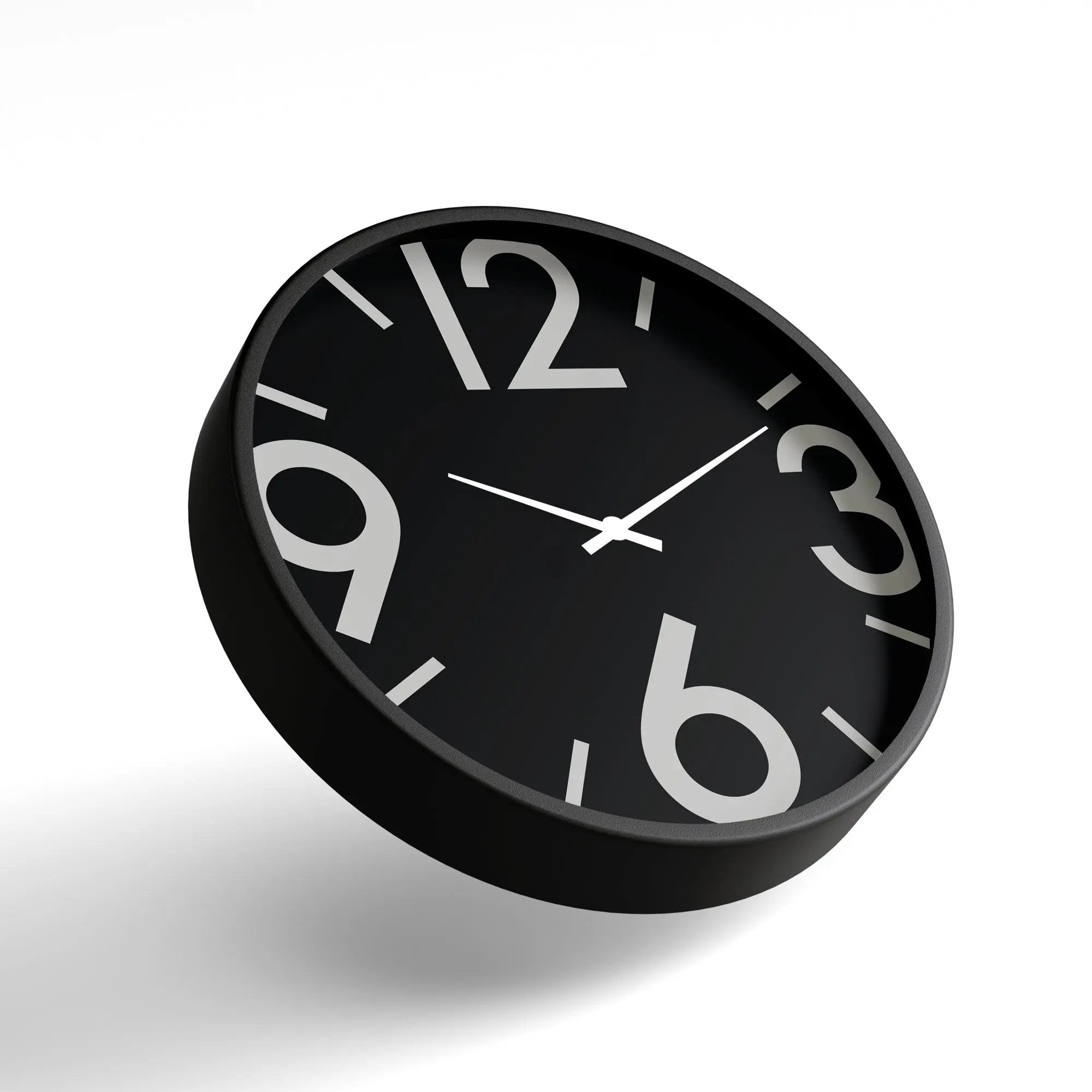 Classic Wall Clock – Black Bold Numeral Dial | KLOK KLOK