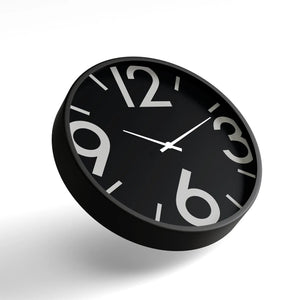 Classic Wall Clock – Black Bold Numeral Dial | KLOK KLOK