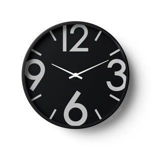 Classic Wall Clock – Black Bold Numeral Dial | KLOK KLOK