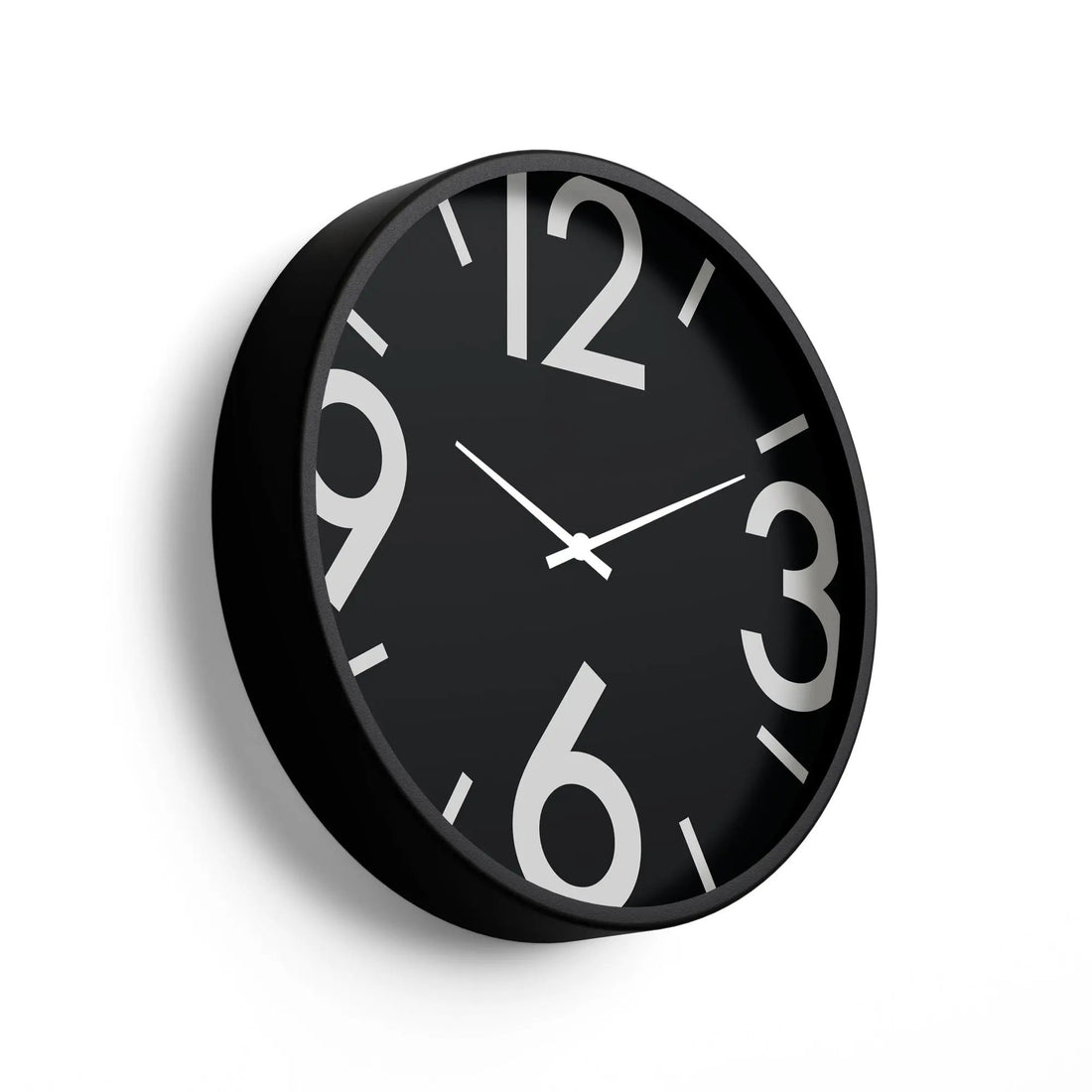 Classic Wall Clock – Black Bold Numeral Dial | KLOK