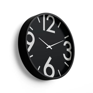 Classic Wall Clock – Black Bold Numeral Dial | KLOK KLOK