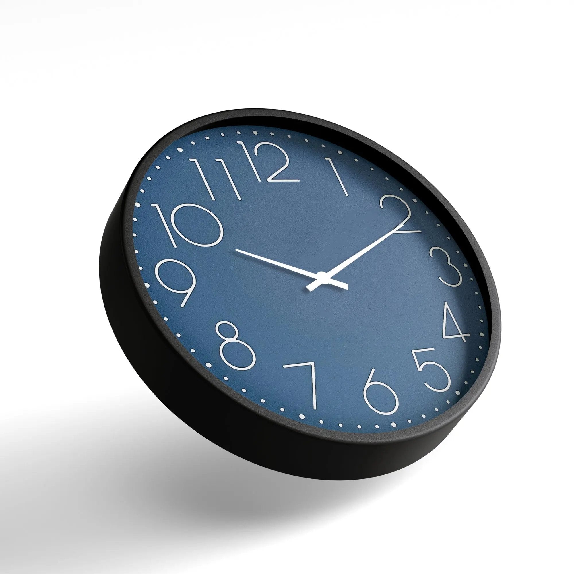 Classic Wall Clock – Deep Blue Minimal Dial | KLOK KLOK