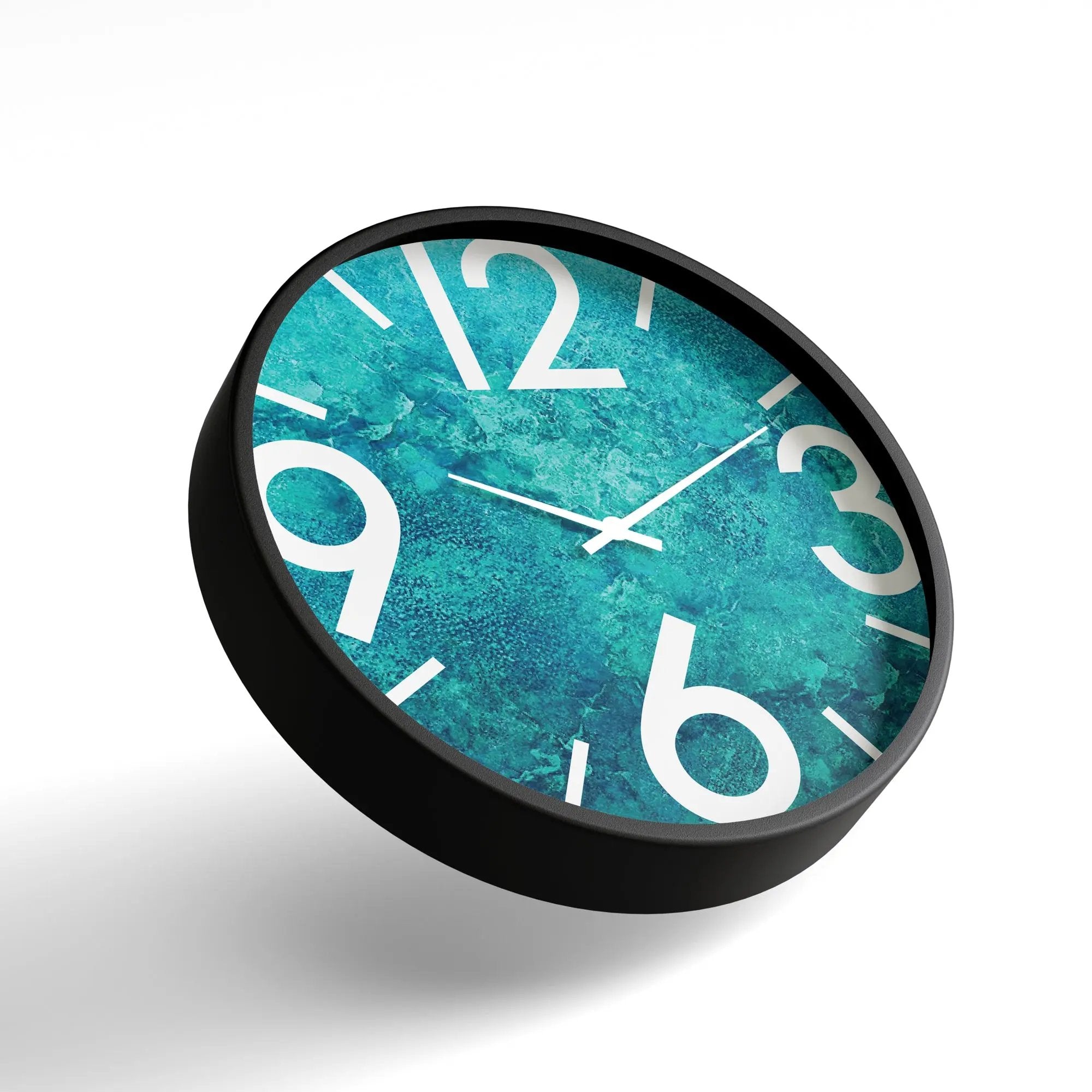 Classic Wall Clock – Ocean Texture Blue Dial | KLOK KLOK