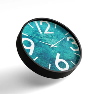 Classic Wall Clock – Ocean Texture Blue Dial | KLOK KLOK