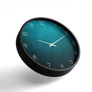 Classic Wall Clock – Teal Minimal Gradient Dial | KLOK KLOK