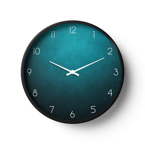 Classic Wall Clock – Teal Minimal Gradient Dial | KLOK KLOK