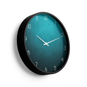 Classic Wall Clock – Teal Minimal Gradient Dial | KLOK KLOK