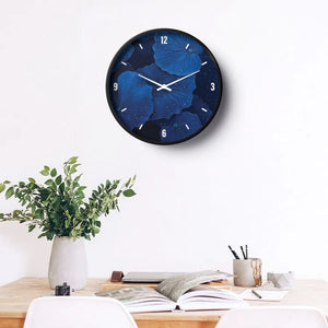 Floral Wall Clock – Midnight Bloom Edition | KLOK KLOK