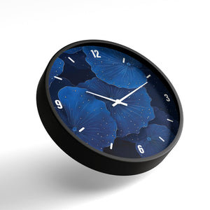 Floral Wall Clock – Midnight Bloom Edition | KLOK KLOK