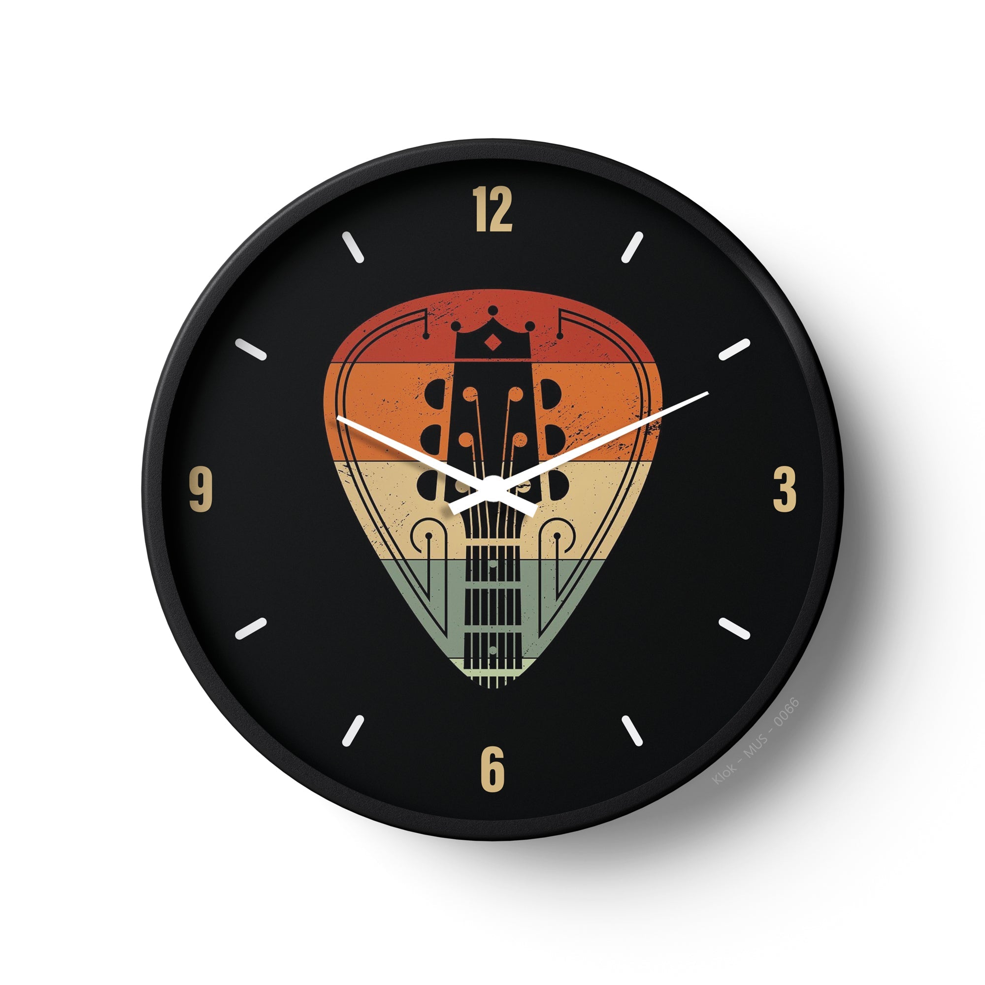 Music Wall Clock – Guitar Vibe Edition | KLOK KLOK