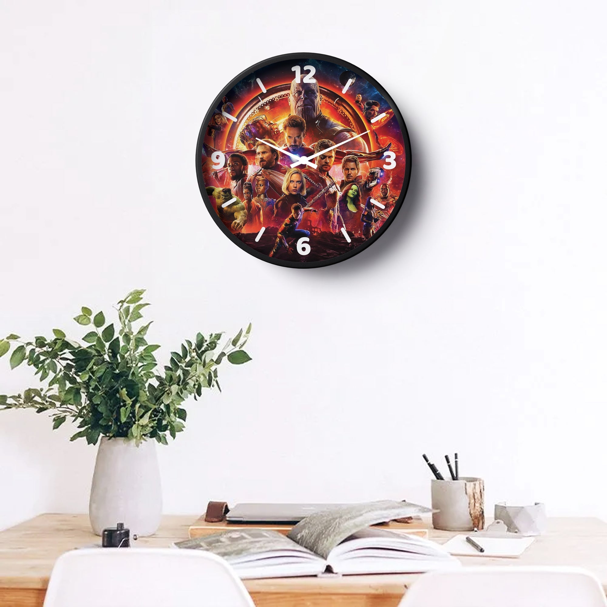 Super Hero Wall Clock – Infinity Legends Assemble Edition | KLOK KLOK