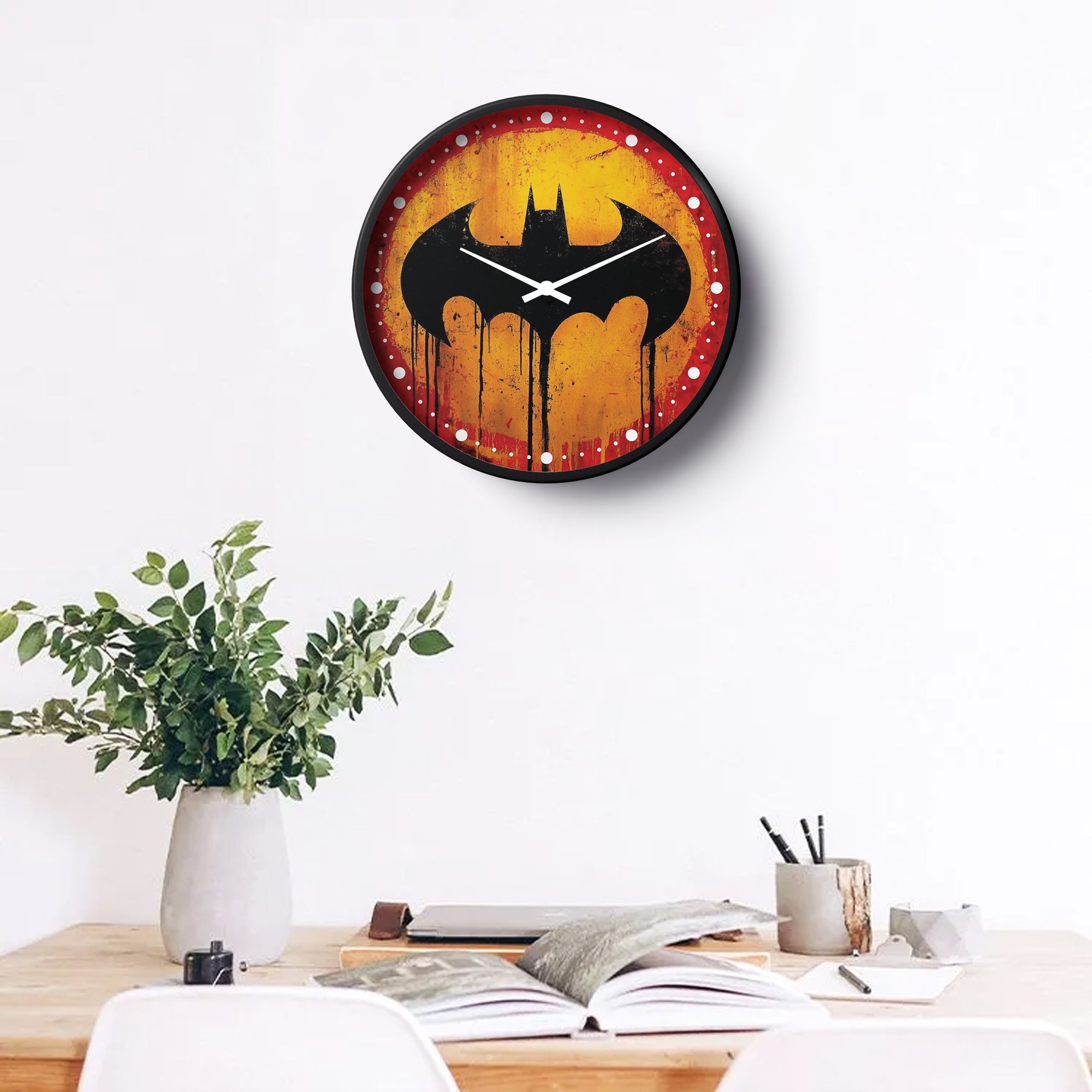 Super Hero Wall Clock – The Dark Vigilant Edition | KLOK KLOK