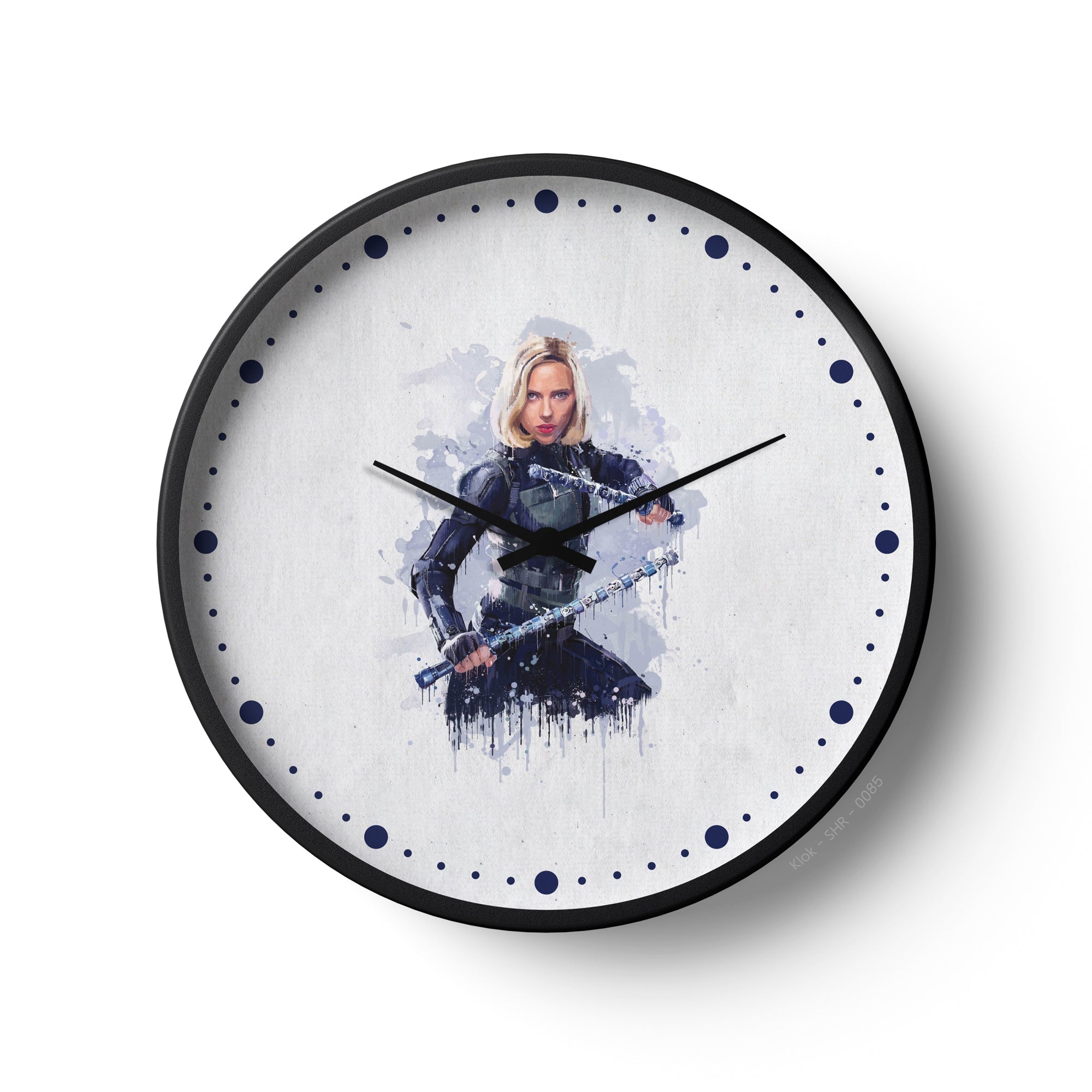 Super Hero Wall Clock – The Shadow Widow Edition | KLOK KLOK