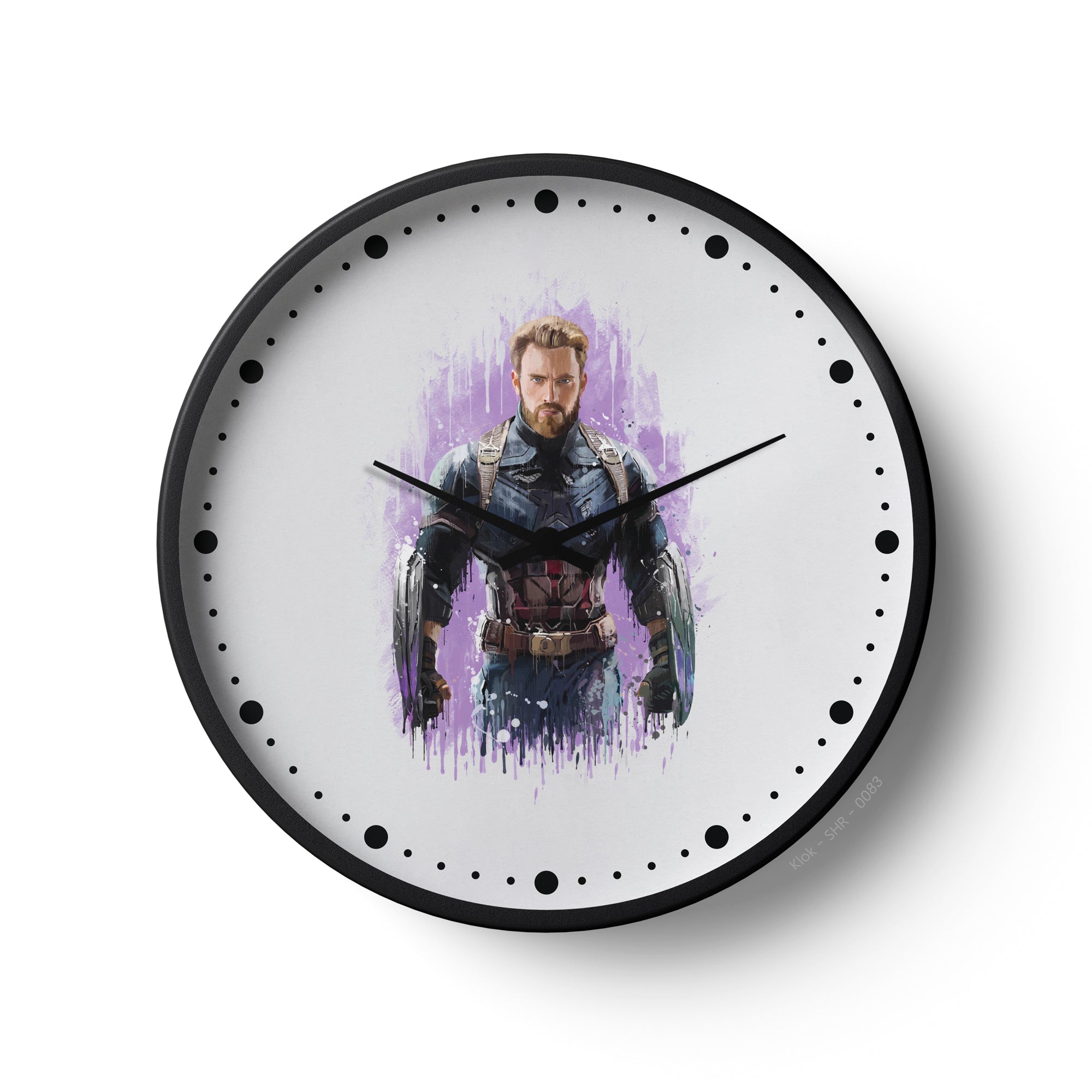 Super Hero Wall Clock – The Soldier’s Valor Edition | KLOK KLOK