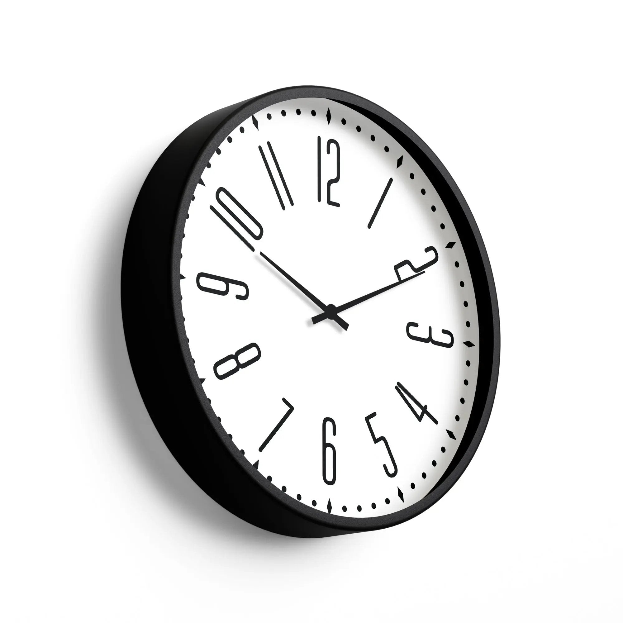 Modern Classic Wall Clock – White Minimal Dial | KLOK KLOK